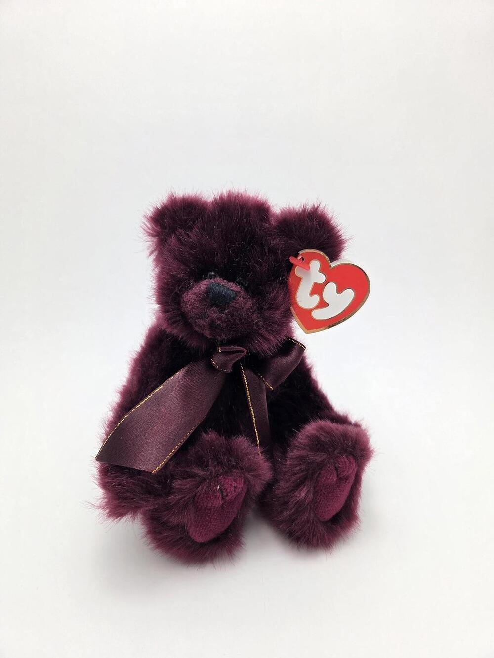 Ty Attic Treasures Collection “Beargundy” the Bear (6 inch)